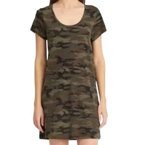Women's Plus XXL Social Standard Sanctuary Short Sleeve Camo Tee Dress
